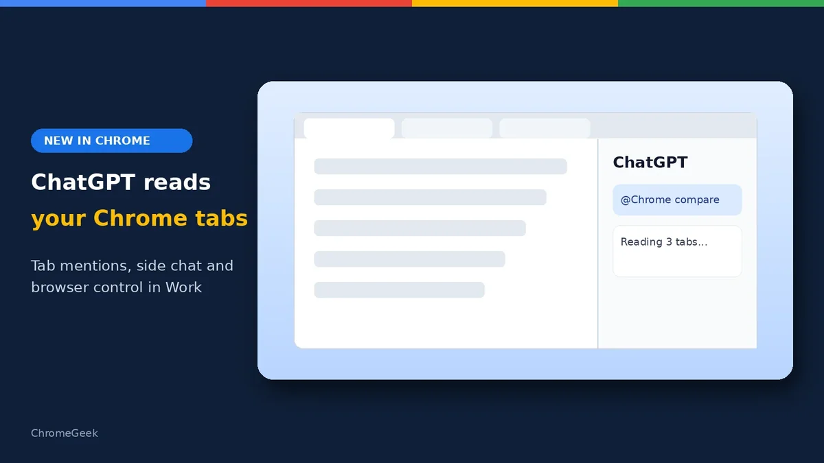 ChatGPT: OpenAI Retires Atlas Browser to Run Agentic Tab Execution Inside Chrome